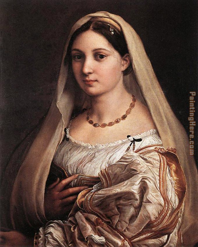 The Woman with The Veil painting - Raphael The Woman with The Veil art painting